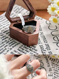 S925 Sterling Silver Buddha Ring | Protective Spiritual Amulet