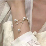 Convertible Pearl Lariat Necklace | Front - to - Back Glam, Timeless Versatility
