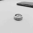 S925 Sterling Silver Lotus & Six - Syllable Mantra Ring | Vintage Spiritual Charm