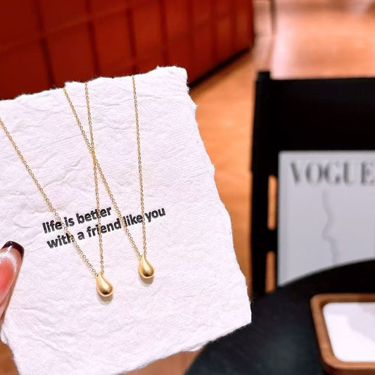 3D Hard Gold | Limited Sale | 0.5g | 💫 Super gentle little gold collarbone necklace ✨
