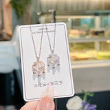925 Silver, 18k Gold, Chalcedony | 💖 Peace Lock Necklace