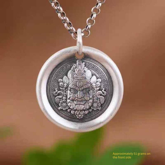 Pure Silver | God of Wealth Pendant