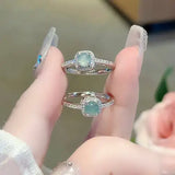 925 Silver, Jadeite, Artificial Diamonds | 💎 I’m absolutely captivated by the beauty of this jadeite ring collection!