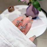 925 Silver, Lab-Grown Diamond, Mother-of-Pearl | 💎 Totally obsessed with this silver ring ✨