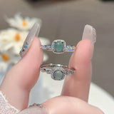 925 Silver, Jadeite, Artificial Diamonds | 💎 I’m absolutely captivated by the beauty of this jadeite ring collection!