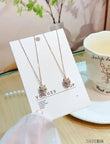 18K Gold, Artificial Diamonds | Locking Wild Sophistication Between the Collarbones | 18K Gold Leopard Head Necklace