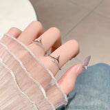 925 Silver with Small Pave Diamonds | ✨ The ultra-romantic "Little Whale Tail" ring