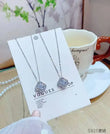 925 Silver + Lab-Grown Diamond | Asked About Nonstop! This Diamond Cube-Sugar Necklace ✨ Shines So Bright It Takes Your Breath Away