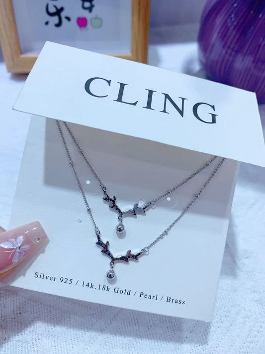 925 Silver | Wear the forest fawn on your collarbone ✨ This necklace is super ethereal