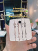 925 Silver & 18K Gold | 🌸 Korean-Style Four-Leaf Clover Tassel Earrings | Wear luck by your ears